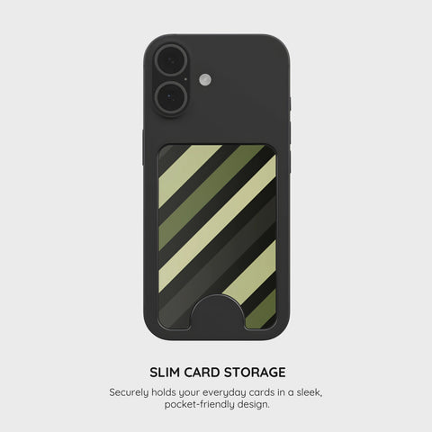 Olive Command - Magnetic Wallet & Stand