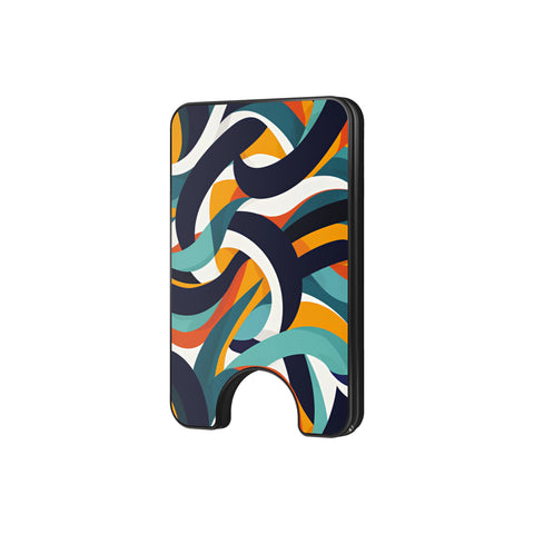 Ribbon Flow - Magnetic Wallet & Stand