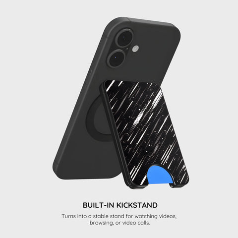 Meteor Rush - Magnetic Wallet & Stand