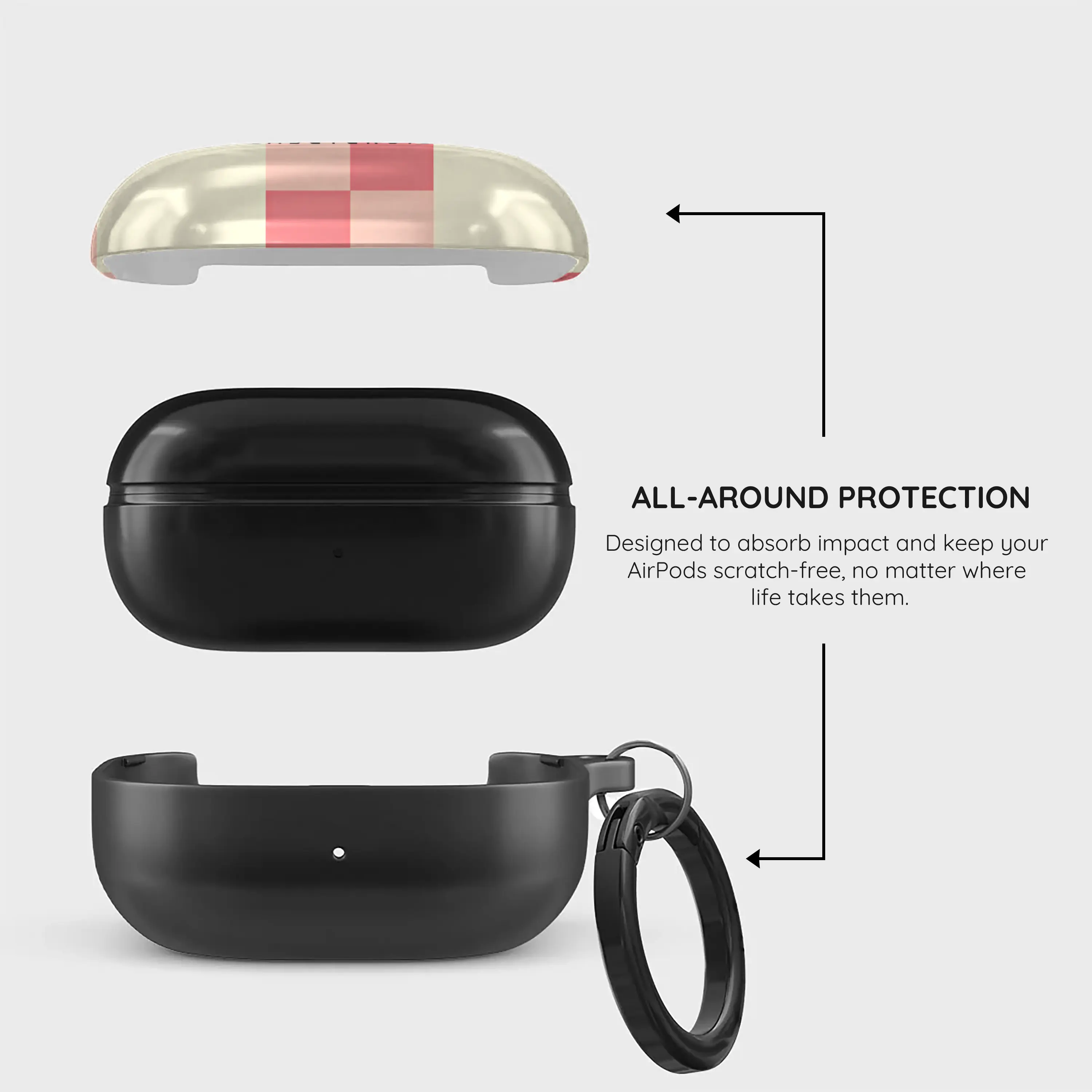 Blush Grid - Samsung Galaxy Buds FE Case