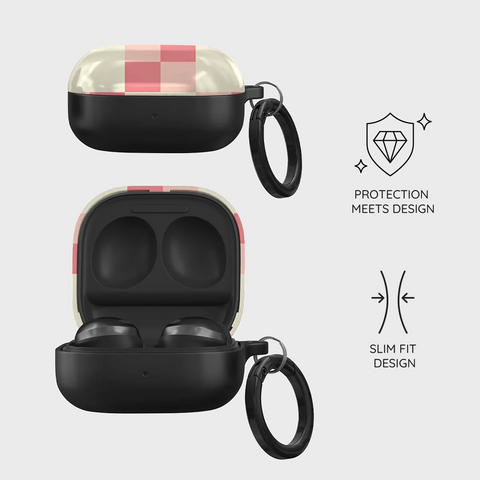 Blush Grid - Samsung Galaxy Buds 2 Case