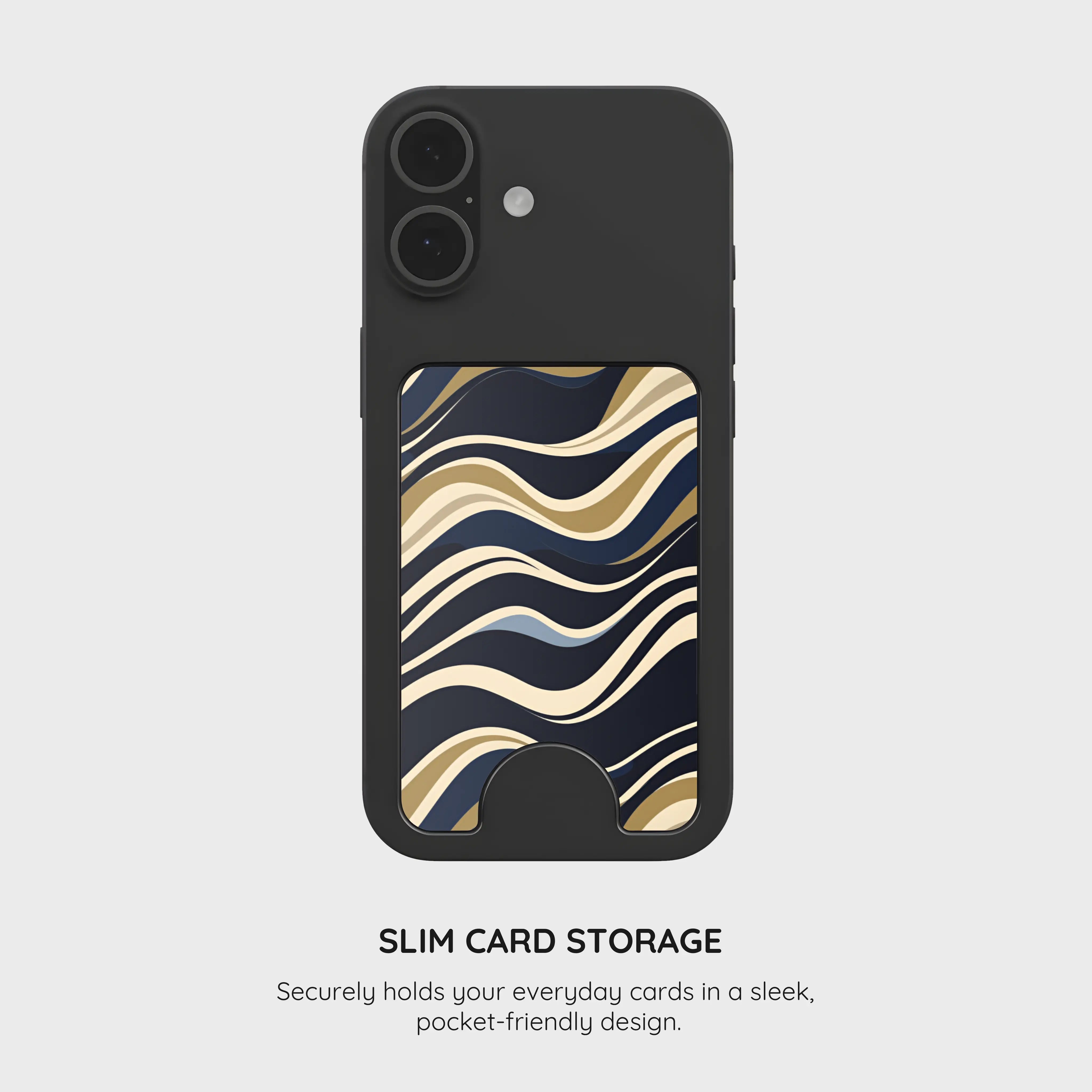 Silk Drift - Magnetic Wallet & Stand