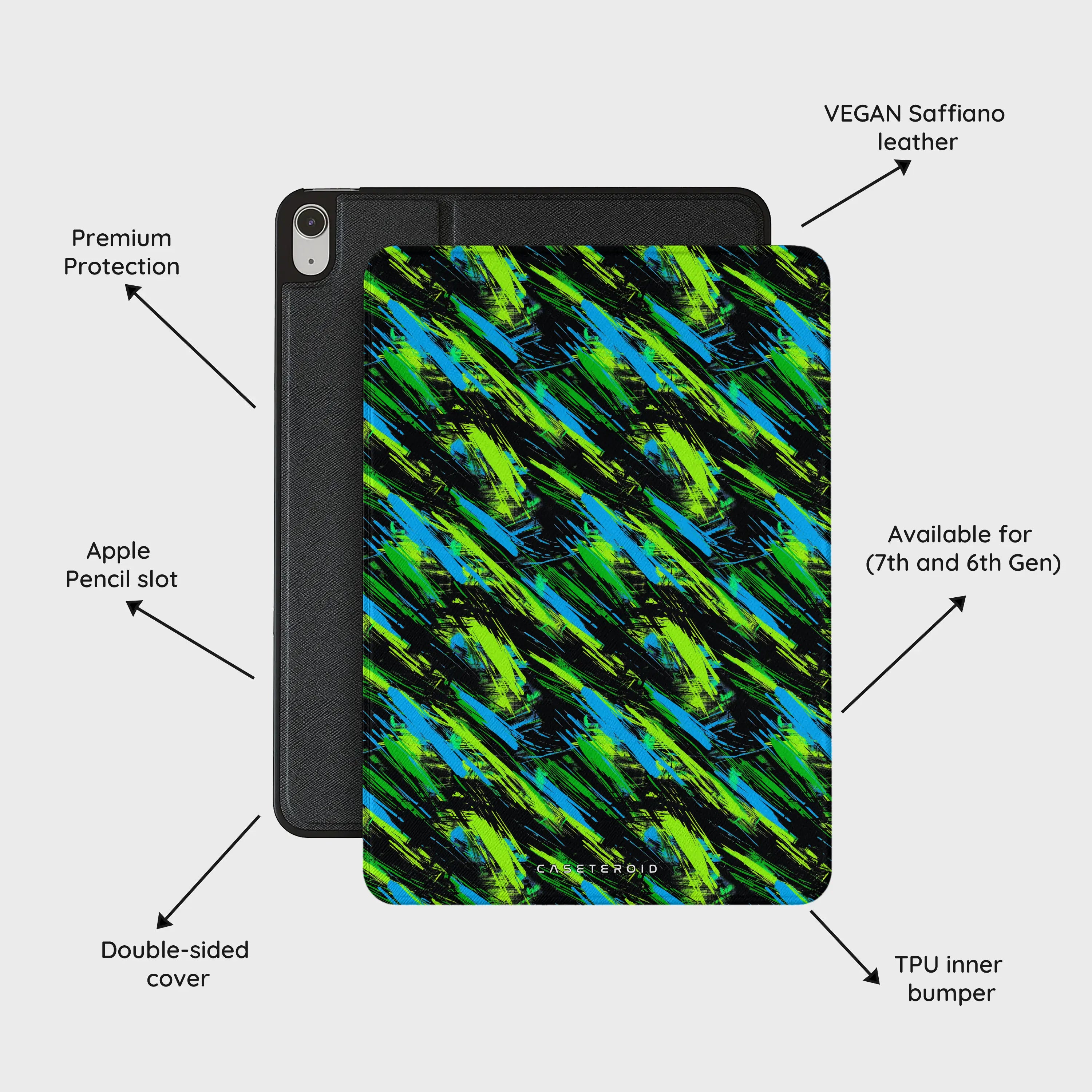 Paint Rush - iPad Air 11 (7th/6th Gen) Case