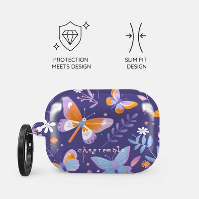 Violet Flutter - AirPods Pro 2 Case
