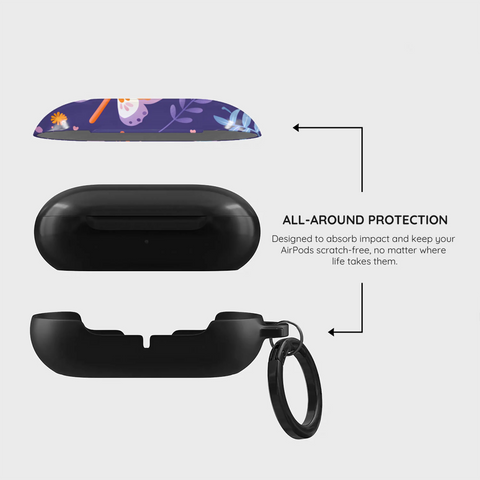 Violet Flutter - Samsung Galaxy Buds Plus Case