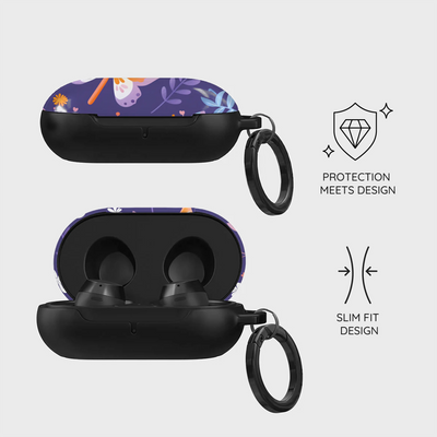 Violet Flutter - Samsung Galaxy Buds Plus Case