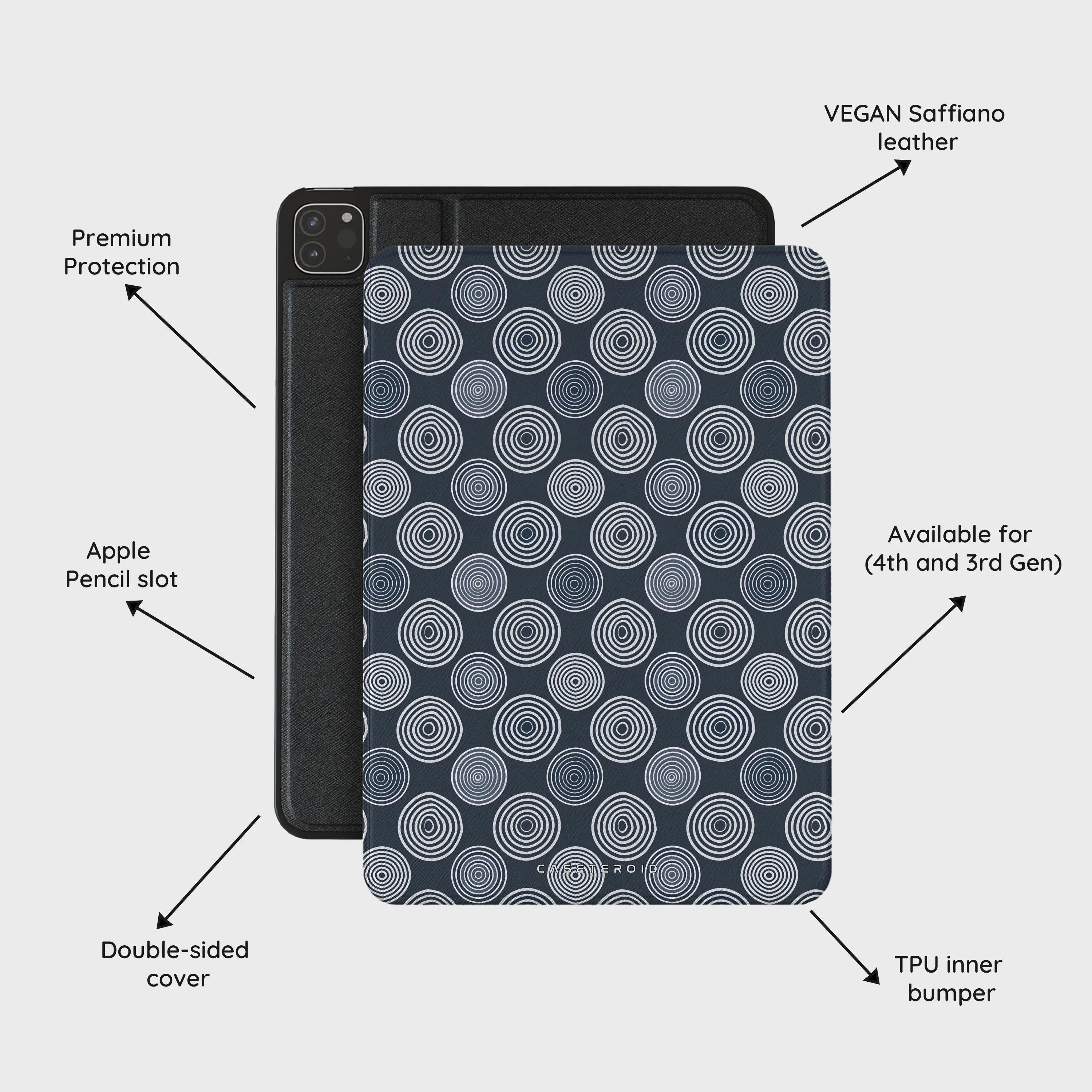 Pulse Rings - iPad Pro 12.9 (4th/3rd Gen) Case