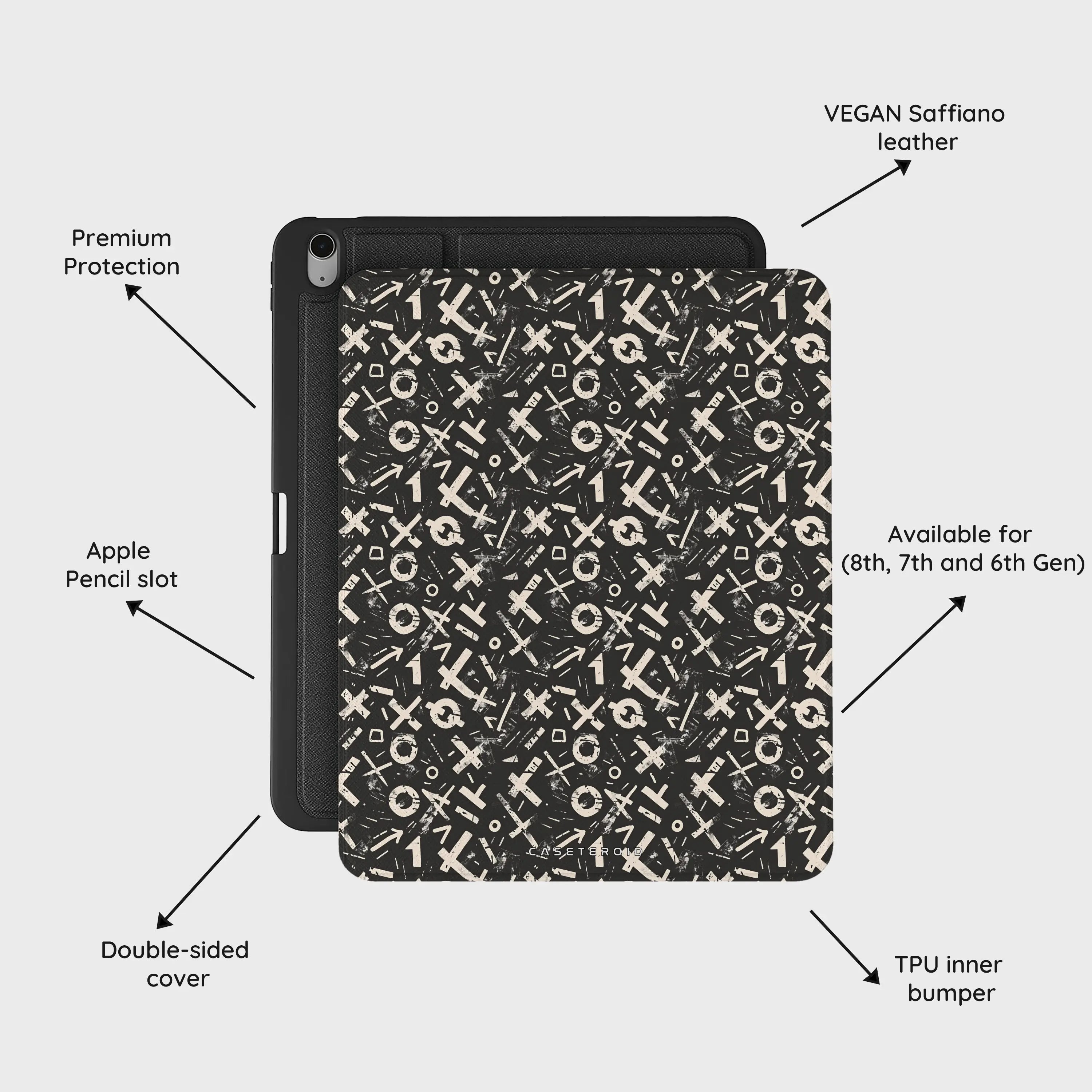 Urban Chaos - iPad Air 13 (8th/7th/6th Gen) Case
