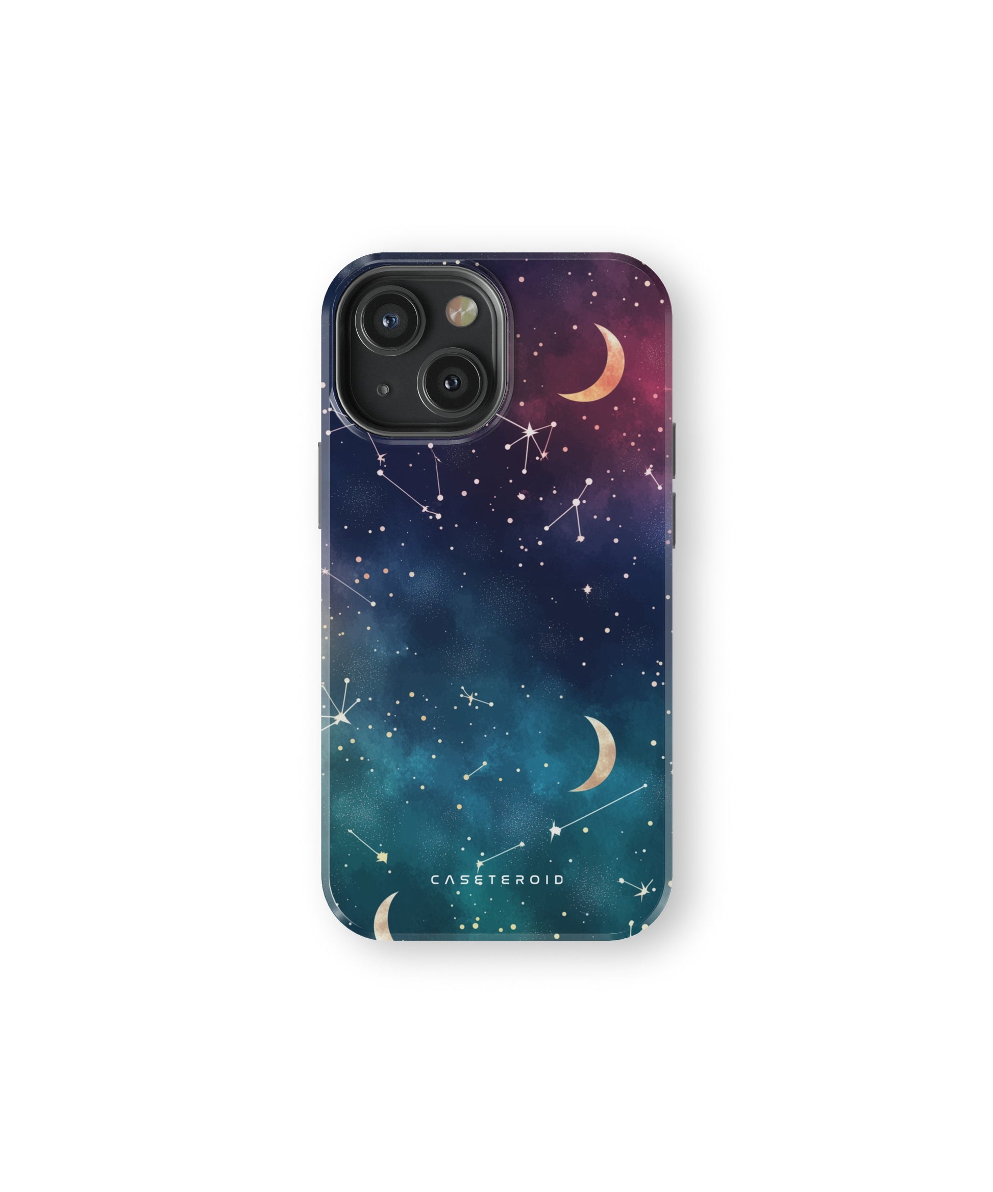 Cosmic Moonlit Pattern MagSafe Tough Case for iPhone 13 Mini - CASETEROID