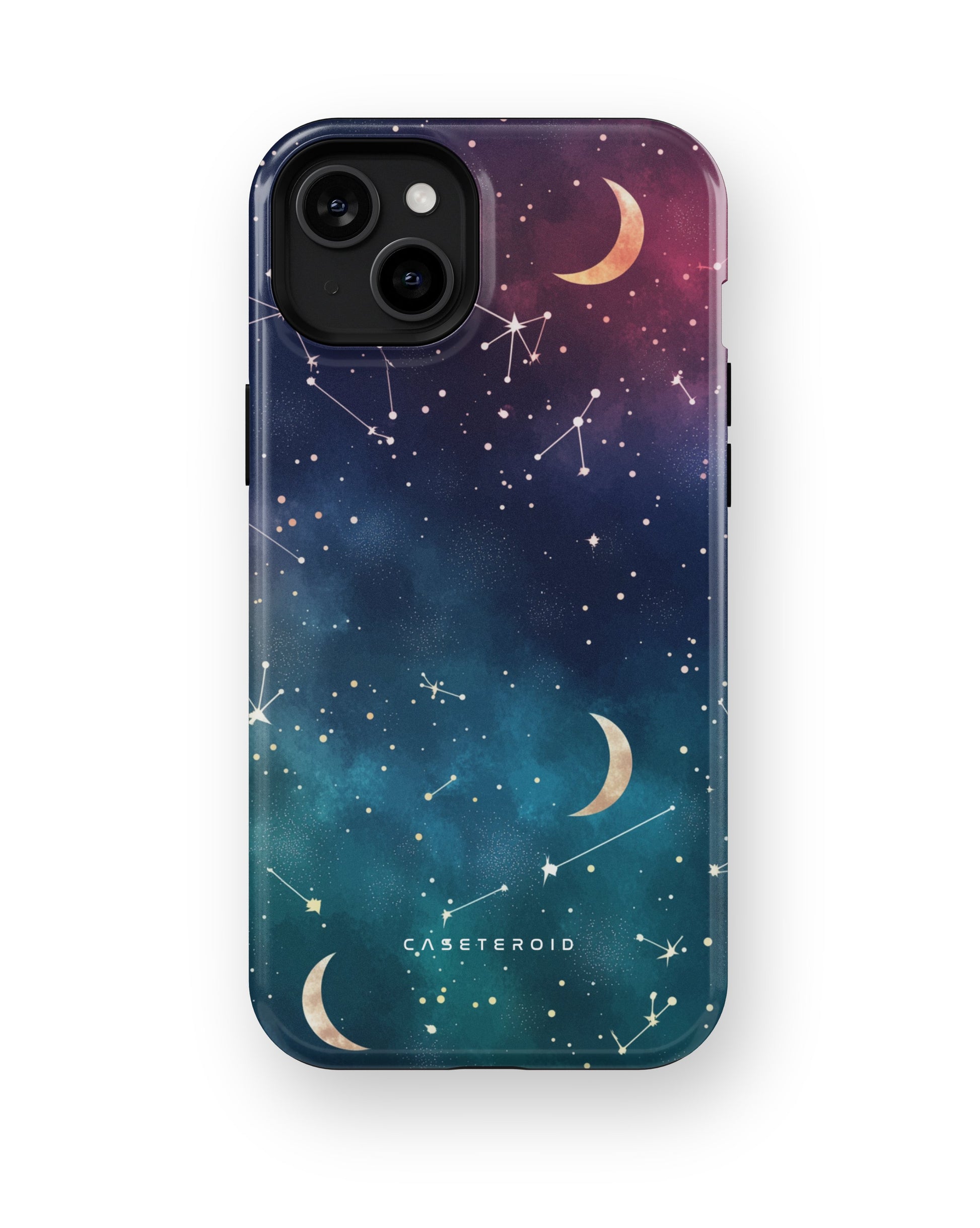 Cosmic Moonlit Pattern MagSafe Tough Case for iPhone 15 Plus - CASETEROID