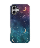 Cosmic Moonlit Pattern MagSafe Tough Case for iPhone 16 Plus - CASETEROID