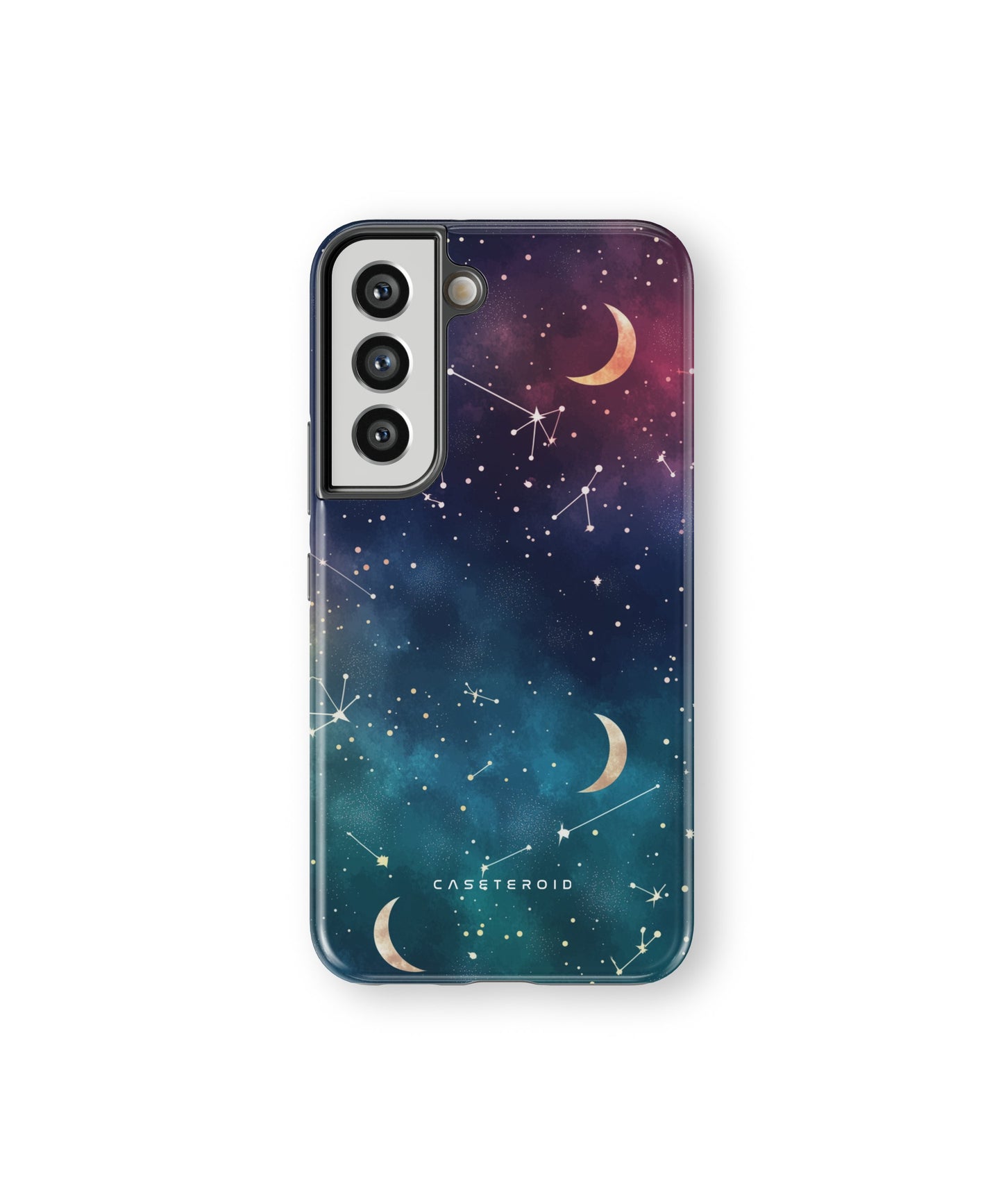 Cosmic Moonlit Pattern Tough Case for Samsung Galaxy S22 - CASETEROID