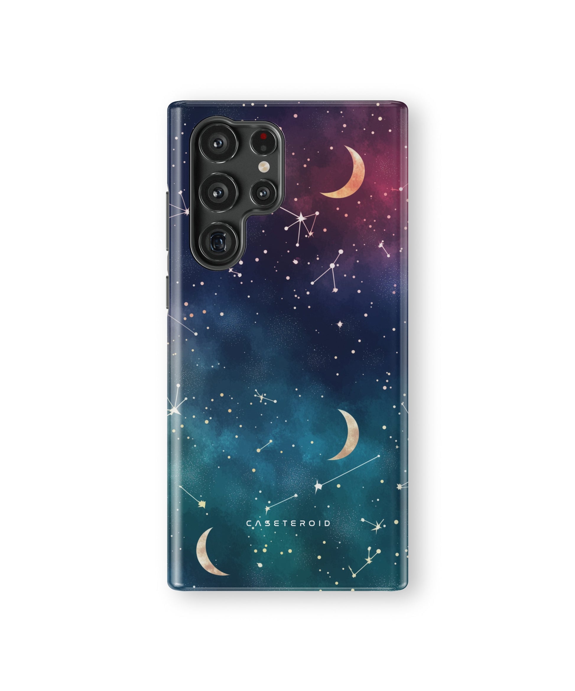 Cosmic Moonlit Pattern Tough Case for Samsung Galaxy S22 Ultra - CASETEROID