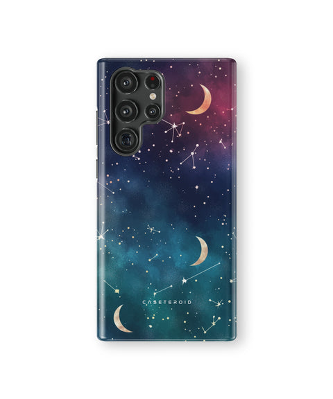 Cosmic Moonlit Pattern - Samsung Galaxy S22 Ultra Case