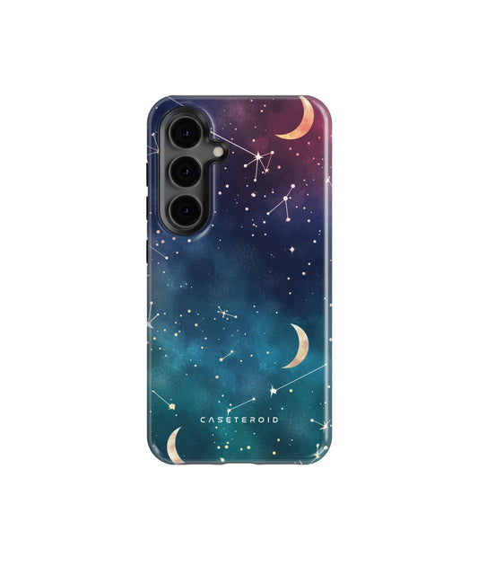 Cosmic Moonlit Pattern Tough Case for Samsung Galaxy S24 - CASETEROID