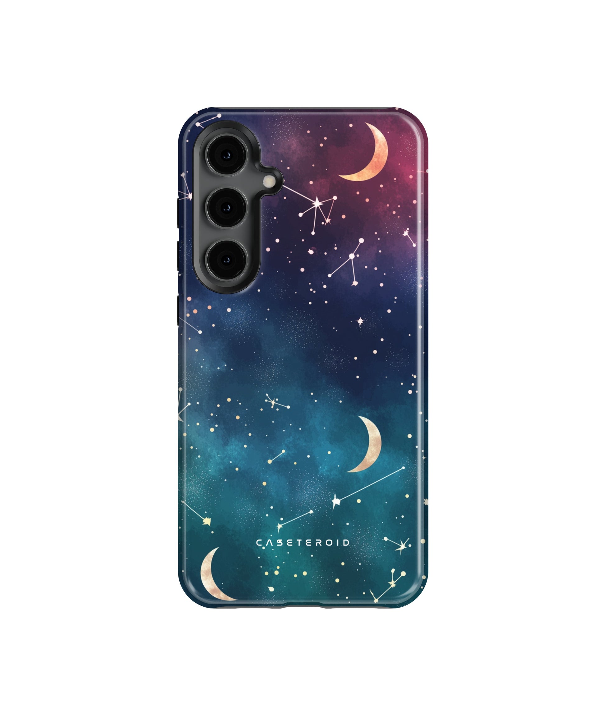 Cosmic Moonlit Pattern Tough Case for Samsung Galaxy S24 Plus - CASETEROID