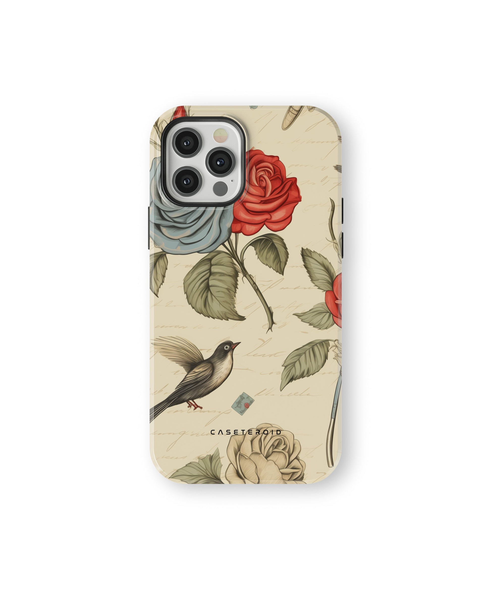 Crimson Azure Rosewing MagSafe Tough Case for iPhone 12 Pro - CASETEROID