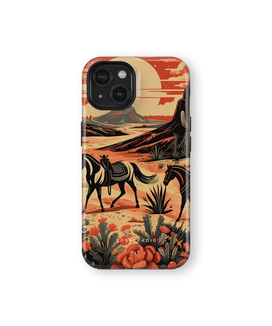 Desert Stallion Silhouette MagSafe Tough Case for iPhone 14 - CASETEROID