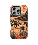 Desert Stallion Silhouette MagSafe Tough Case for iPhone 16 Pro - CASETEROID