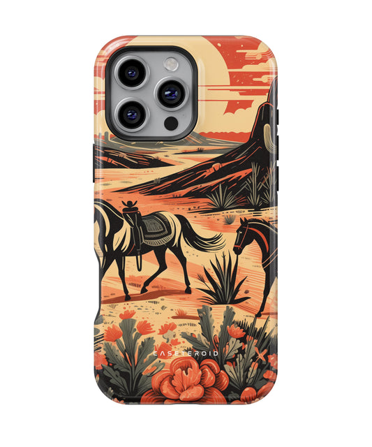 Desert Stallion Silhouette MagSafe Tough Case for iPhone 16 Pro Max - CASETEROID