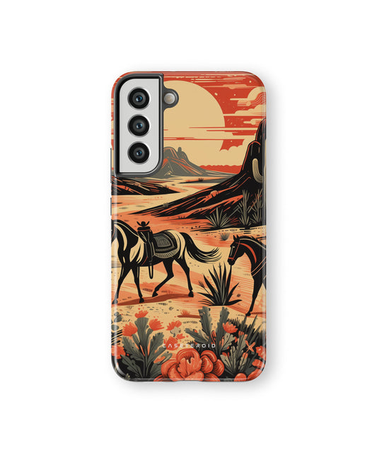 Desert Stallion Silhouette Tough Case for Samsung Galaxy S22 Plus - CASETEROID