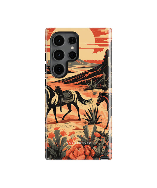 Desert Stallion Silhouette Tough Case for Samsung Galaxy S24 Ultra - CASETEROID