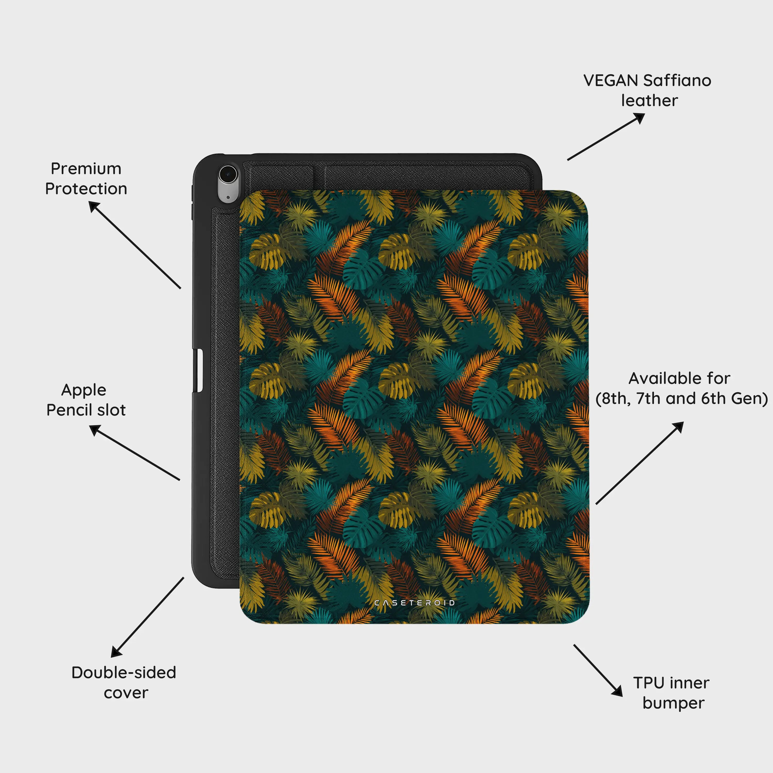 Tropico Noir - iPad Air 13 (8th/7th/6th Gen) Case