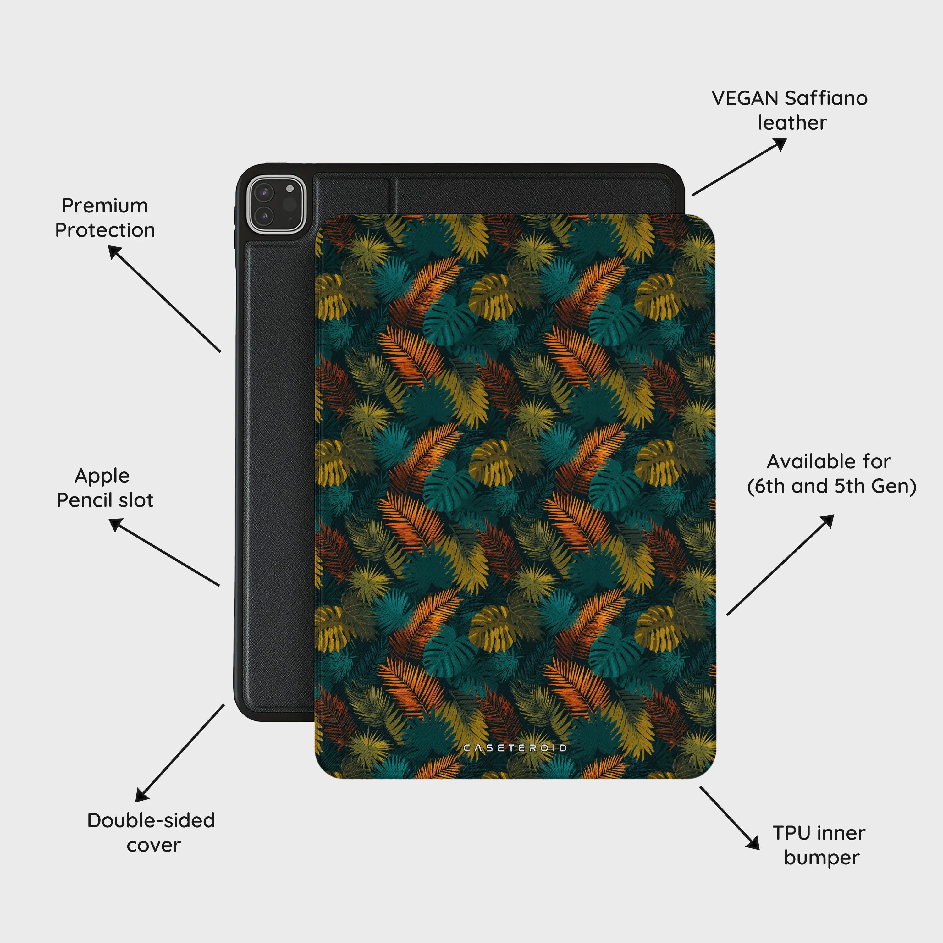 Tropico Noir - iPad Pro 12.9 (6th/5th Gen) Case