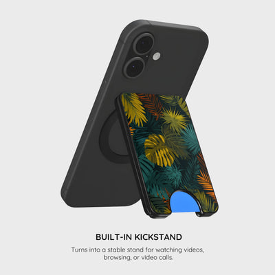 Tropico Noir - Magnetic Wallet & Stand