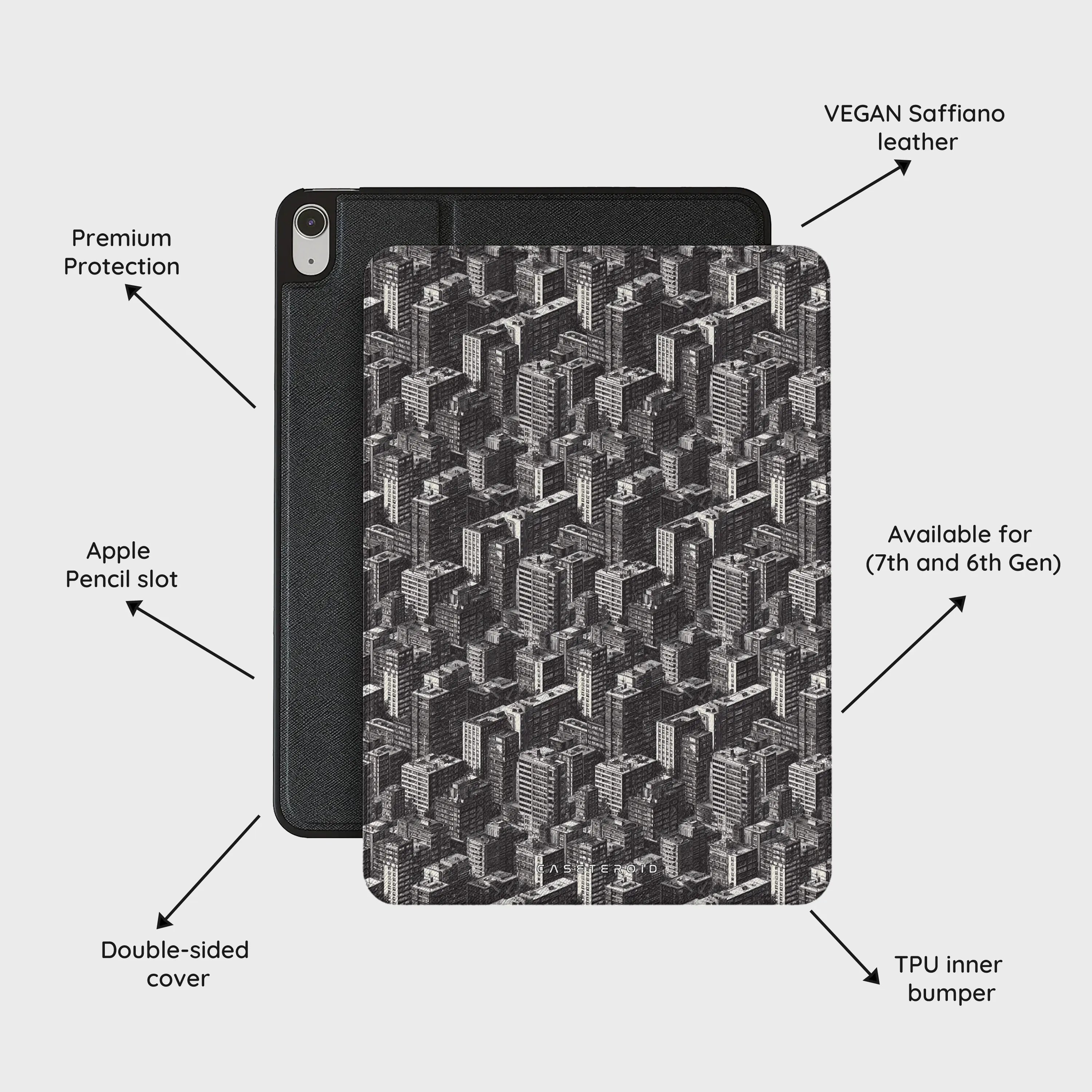 Metropolis Ink - iPad Air 11 (7th/6th Gen) Case