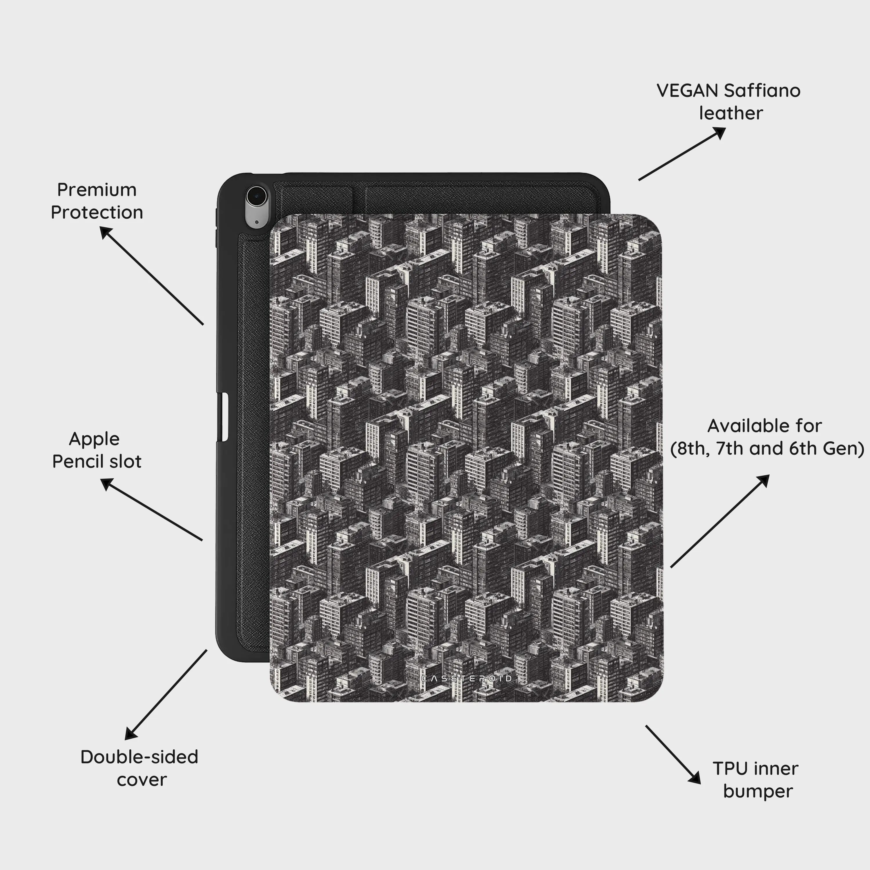 Metropolis Ink - iPad Air 13 (8th/7th/6th Gen) Case