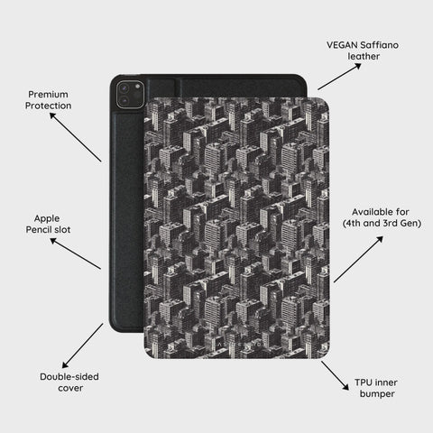 Metropolis Ink - iPad Pro 12.9 (4th/3rd Gen) Case