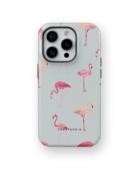 Flamingo MagSafe Tough Case for iPhone 15 Pro - CASETEROID