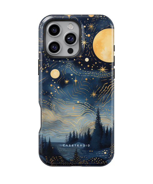 Golden Moonlit Grove MagSafe Tough Case for iPhone 16 Pro Max - CASETEROID