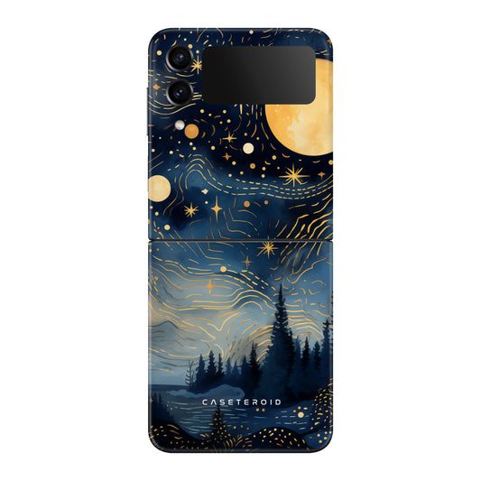 Golden Moonlit Grove Tough Case for Samsung Galaxy Z Flip 3 - CASETEROID