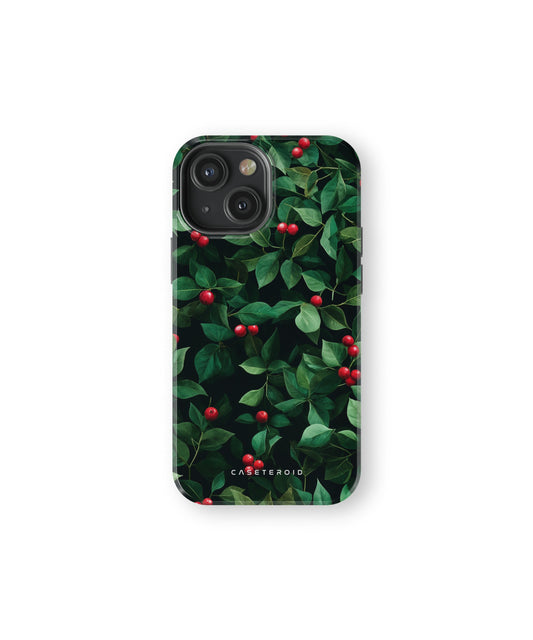 Holly Leaves MagSafe Tough Case for iPhone 13 Mini - CASETEROID