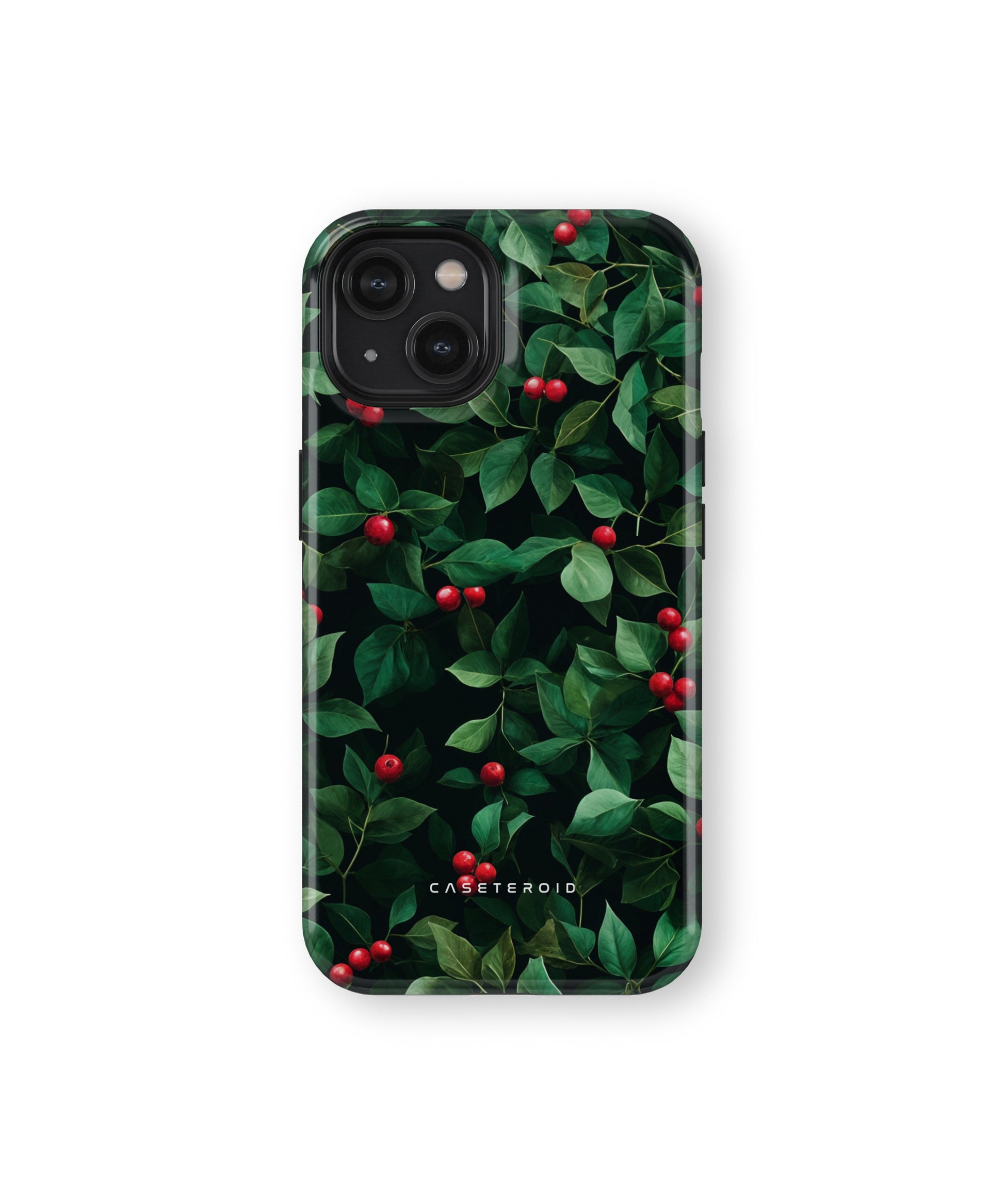 Holly Leaves MagSafe Tough Case for iPhone 14 - CASETEROID