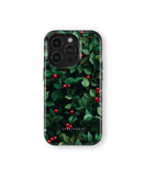 Holly Leaves MagSafe Tough Case for iPhone 14 Pro - CASETEROID