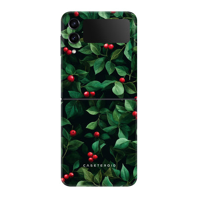 Holly Leaves MagSafe Tough Case for Samsung Galaxy Z Flip 3 - CASETEROID