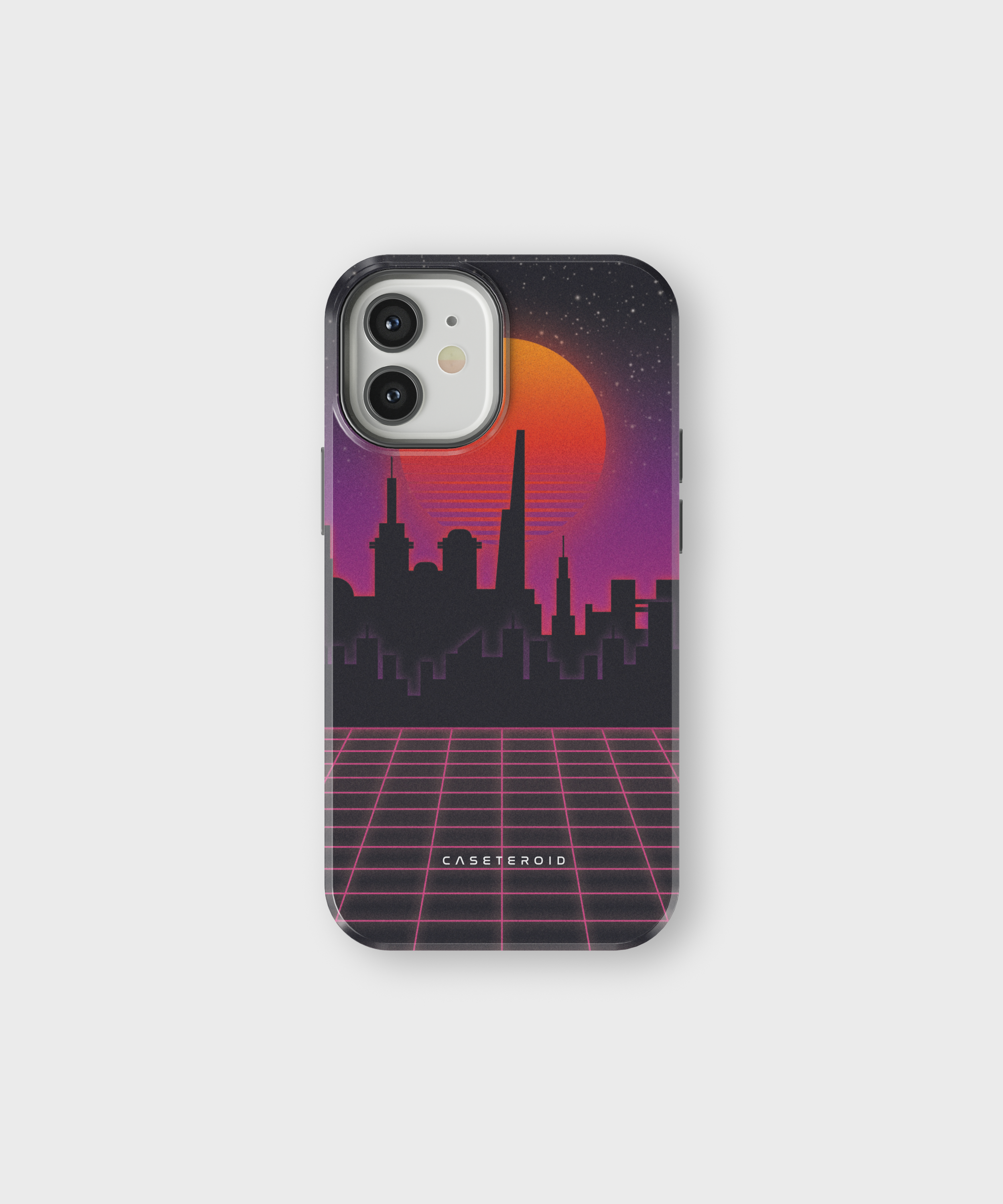 iPhone Tough Case with MagSafe - Urban Sunset Horizon - CASETEROID