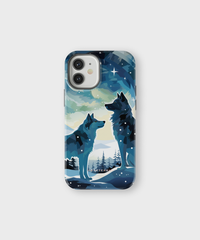 iPhone Tough Case with MagSafe - Arctic Wolves Whispers - CASETEROID