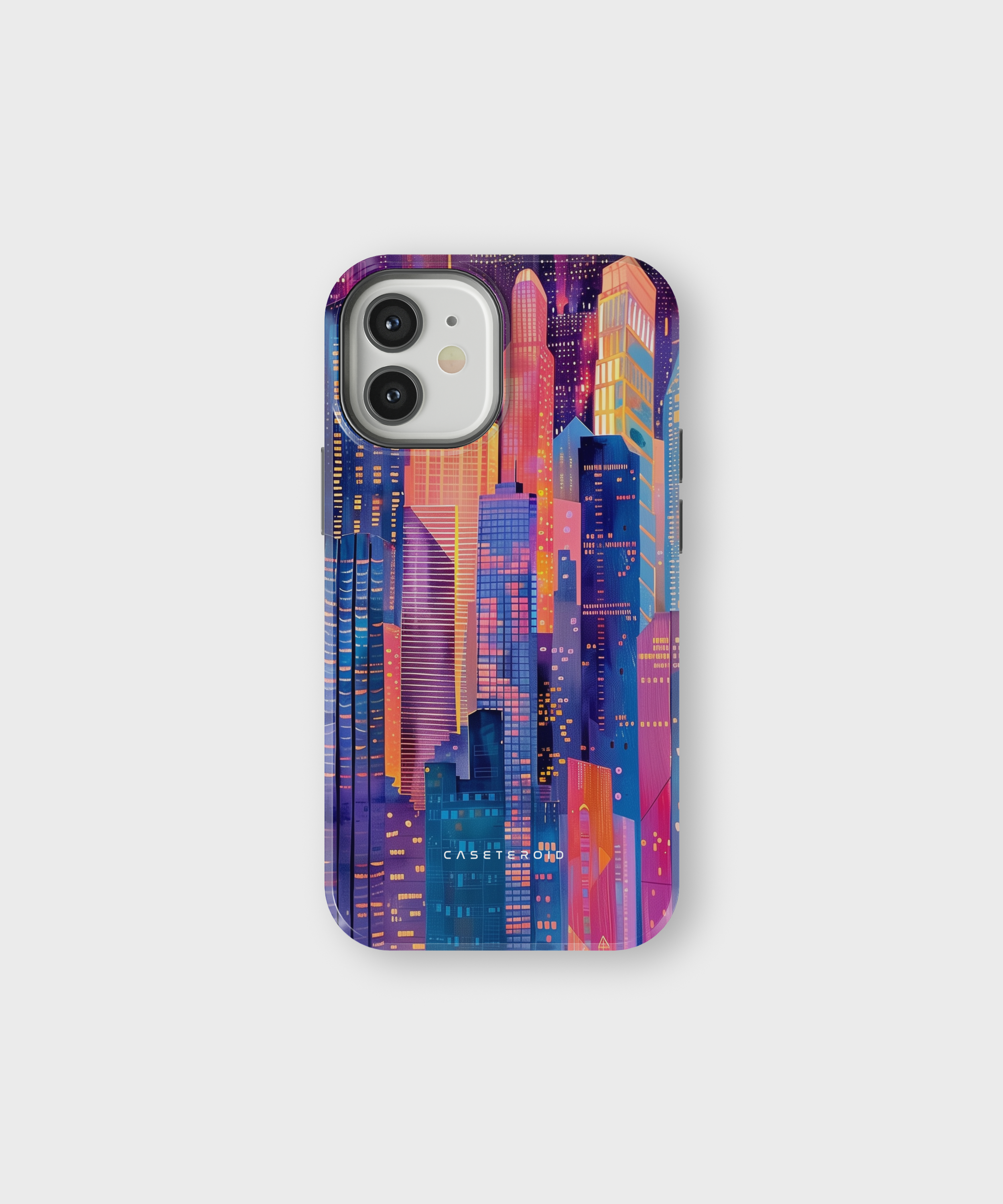 iPhone Tough Case with MagSafe - Cityscape Luminescence - CASETEROID