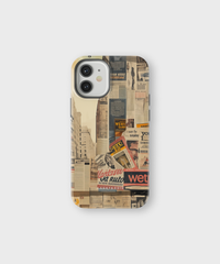 iPhone Tough Case with MagSafe - Newsprint Chronicles - CASETEROID