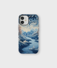 iPhone Tough Case with MagSafe - Riverside Peaks Breeze - CASETEROID