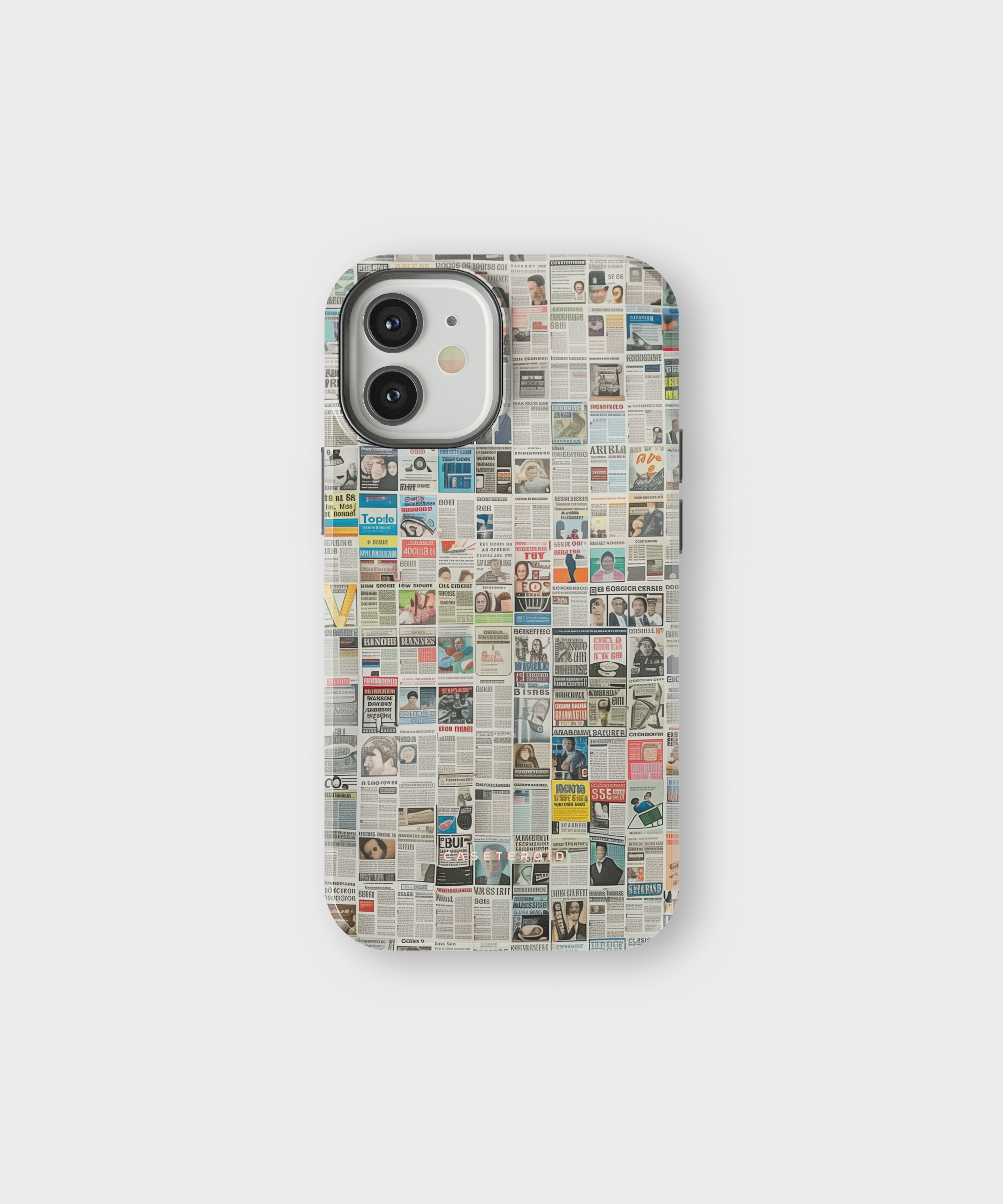 iPhone Tough Case with MagSafe - Worldwide Chronicle Mosaic - CASETEROID