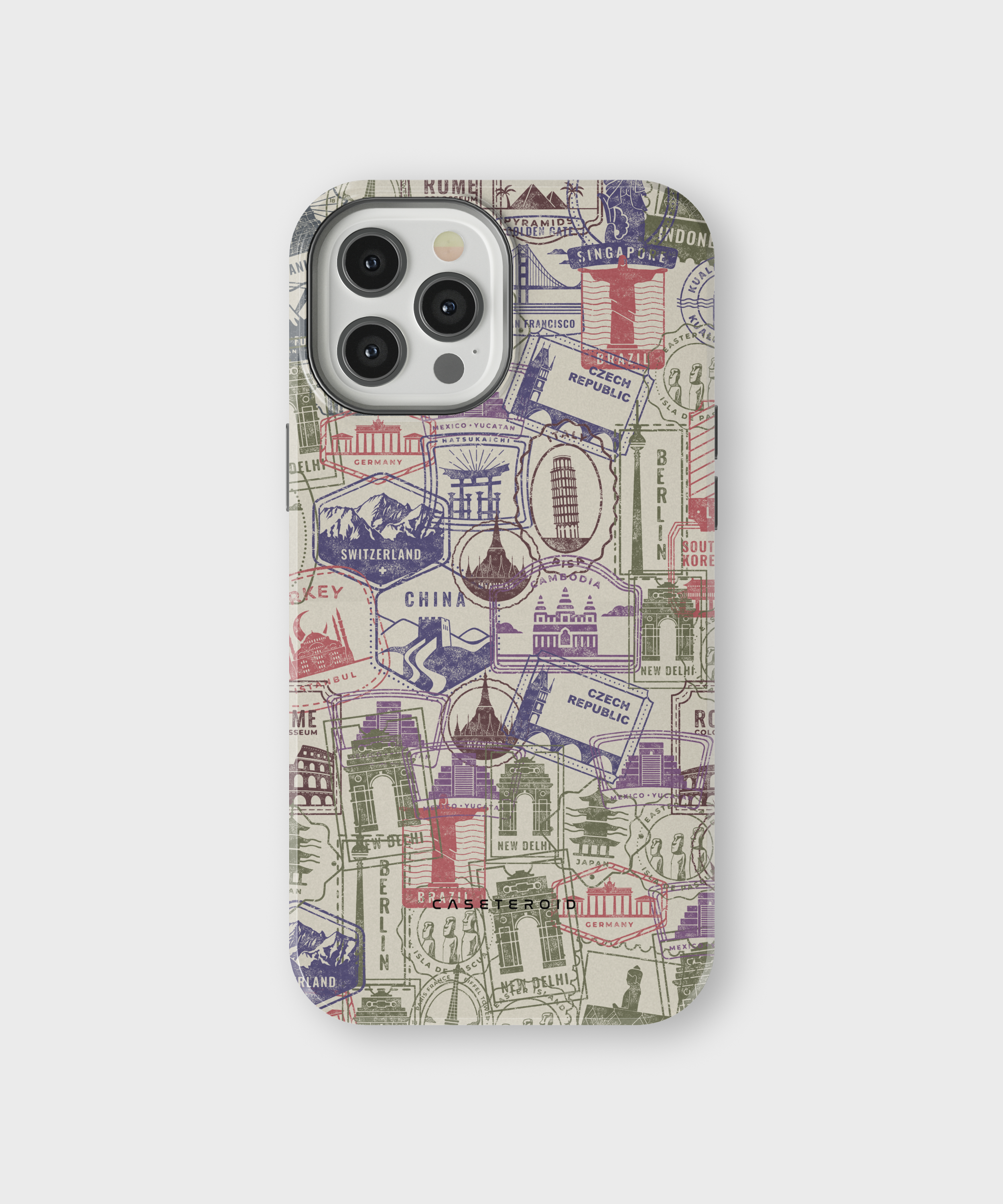 iPhone Tough Case with MagSafe - Stamps - CASETEROID