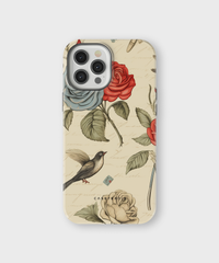 iPhone Tough Case with MagSafe - Crimson Azure Rosewing - CASETEROID