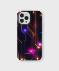 iPhone Tough Case with MagSafe - Glitch Glow