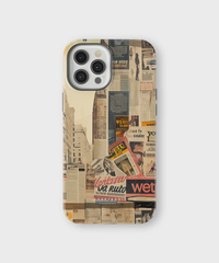 iPhone Tough Case with MagSafe - Newsprint Chronicles - CASETEROID