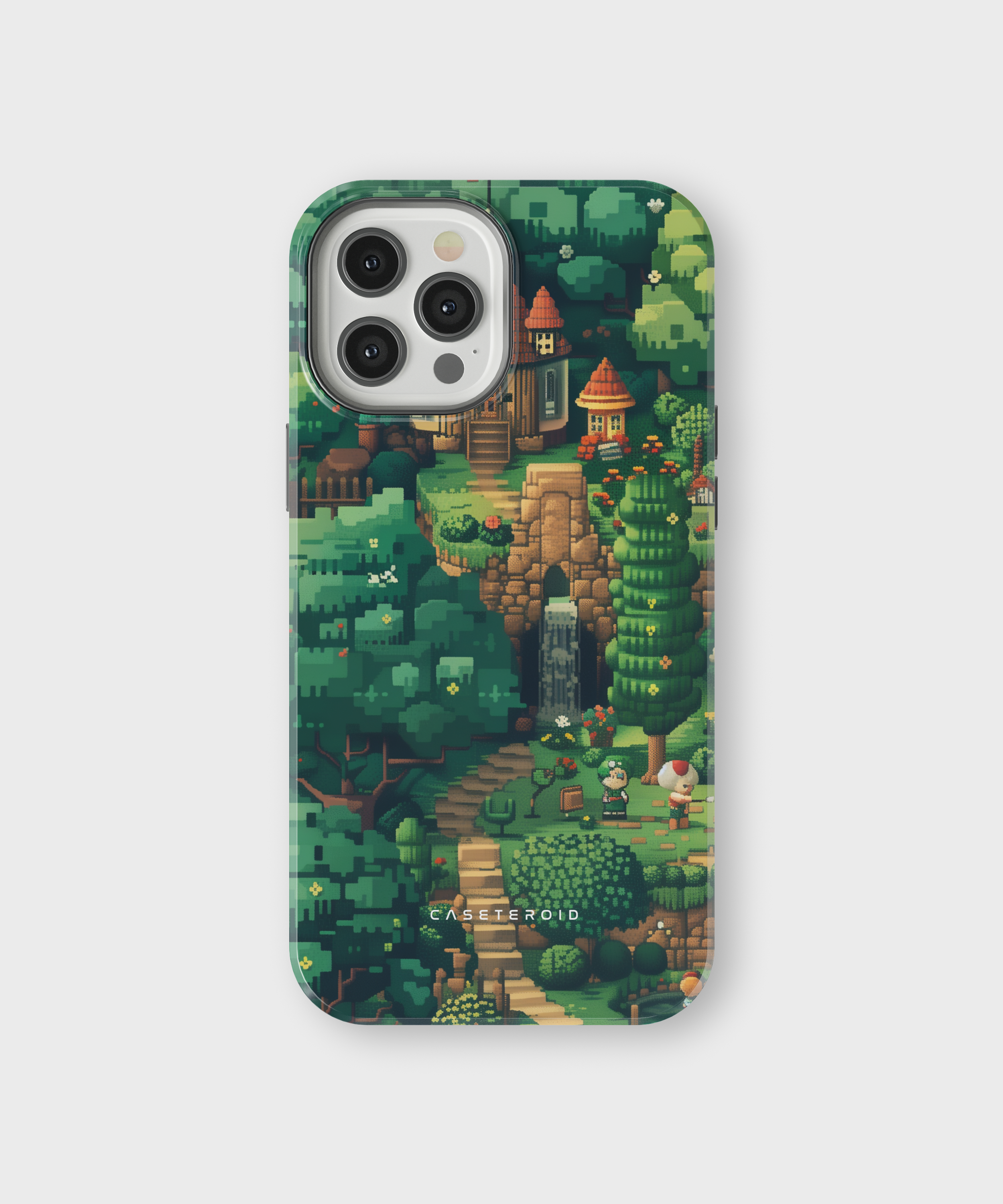 iPhone Tough Case - Retro Realm Pixel - CASETEROID